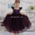 girl purple lace princess dress